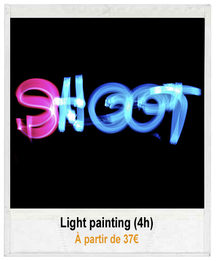 Atelier photo light painting à partir de 37€