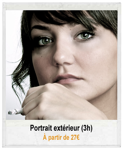 Atelier photo portrait extérieur à partir de 27€